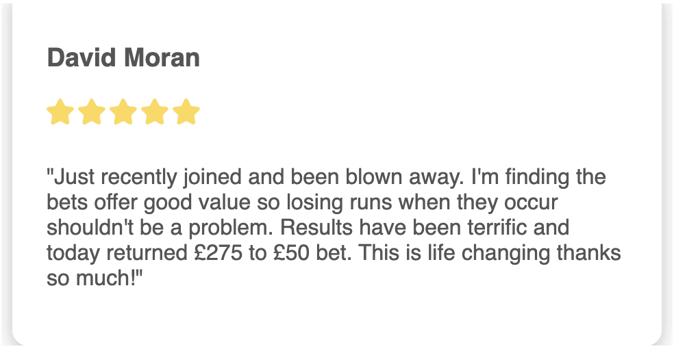 Secure Betting Winners testimonial mobile 8