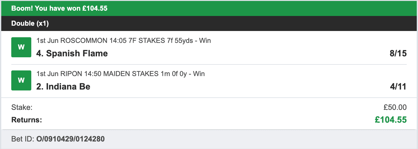Secure Betting Winners - Winner - 2023-06-01