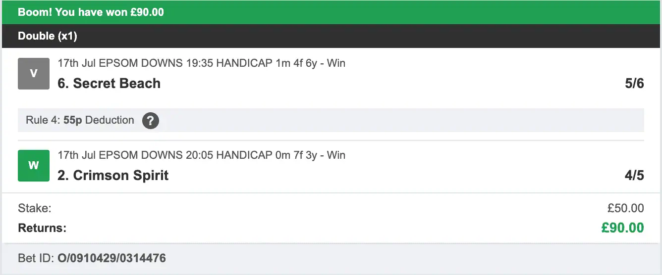 Secure Betting Winners - Winner - 2025-07-17