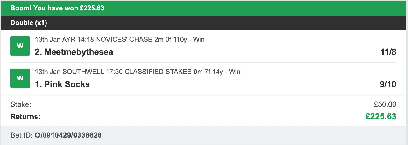 Secure Betting Winners - Winner - 2026-01-13