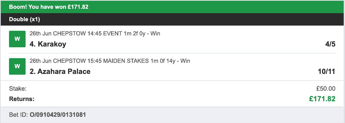 Secure Betting Winners - Winner - 2023-06-26