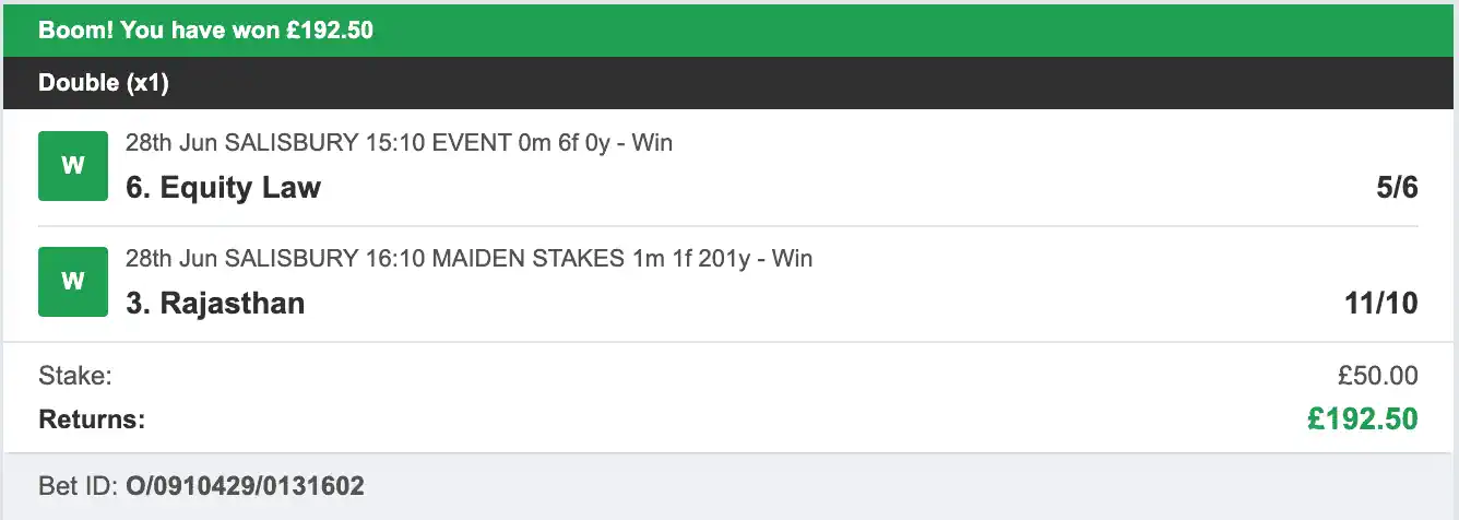 Secure Betting Winners - Winner - 2023-06-28
